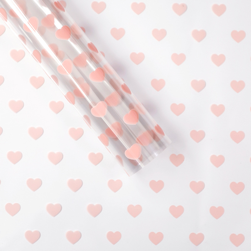 MYHC-62 Even Love Dekoráció OPP átlátszó virágos csomagolópapír