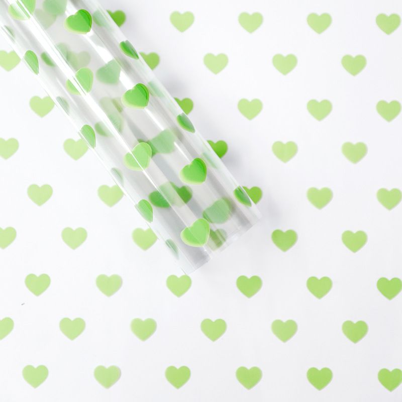 MYHC-62 Even Love Dekoráció OPP átlátszó virágos csomagolópapír