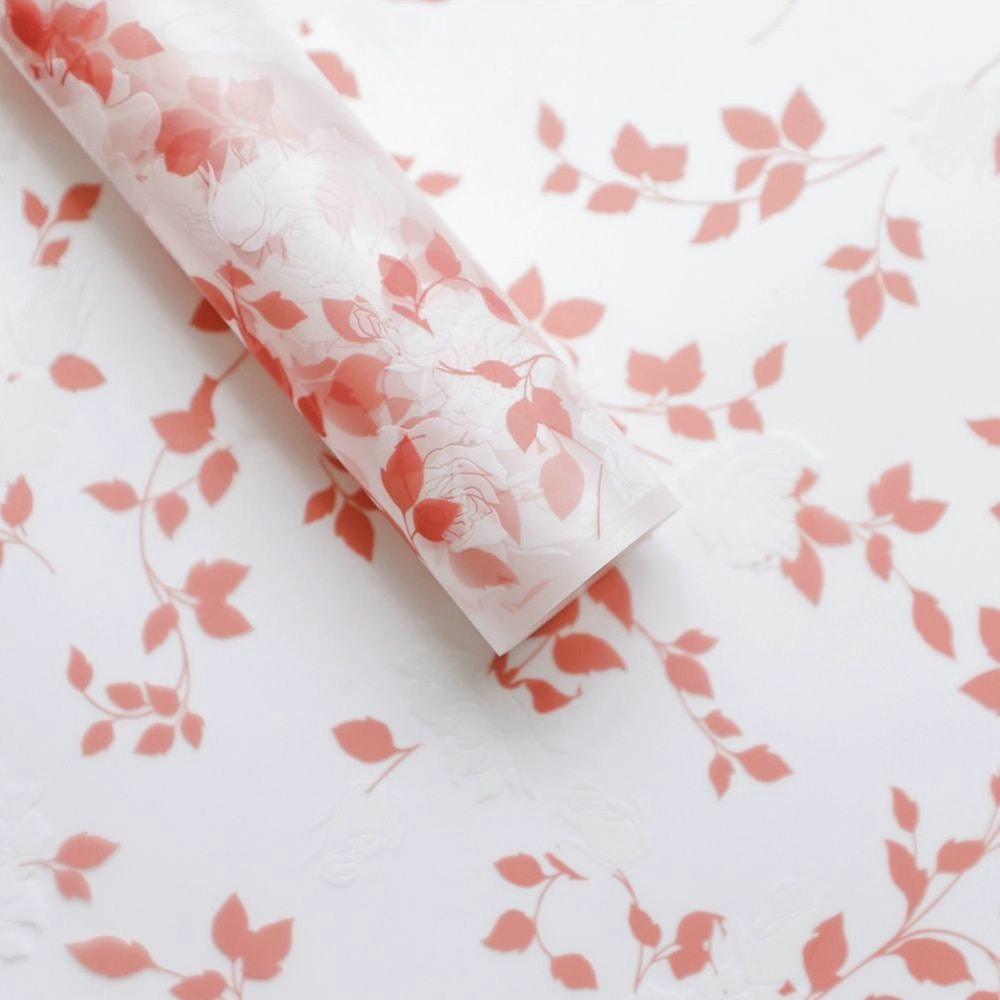 MYHC-79 Rose Print, Two-Color, Transparent Flower Packaging Film
