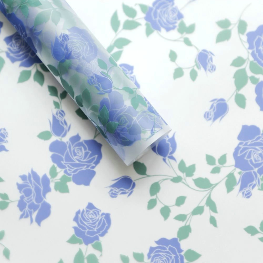 MYHC-79 Rose Print, Two-Color, Transparent Flower Packaging Film