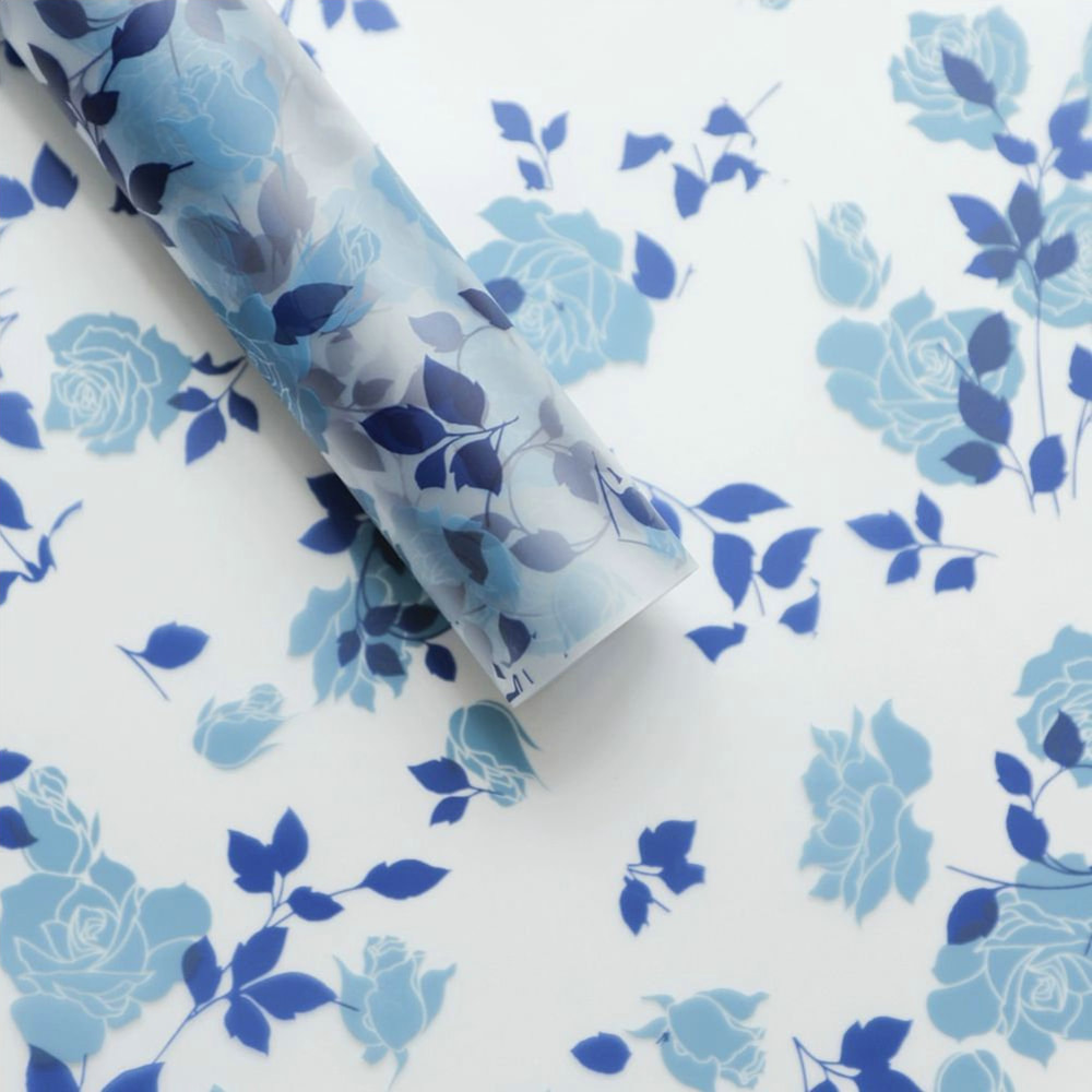 MYHC-79 Rose Print, Two-Color, Transparent Flower Packaging Film