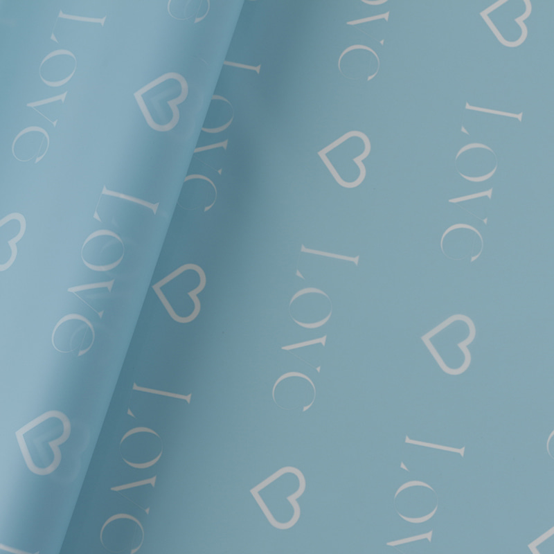 Love Letters Print Design Virágos csomagoló Nossa papír vízálló bevonattal színes